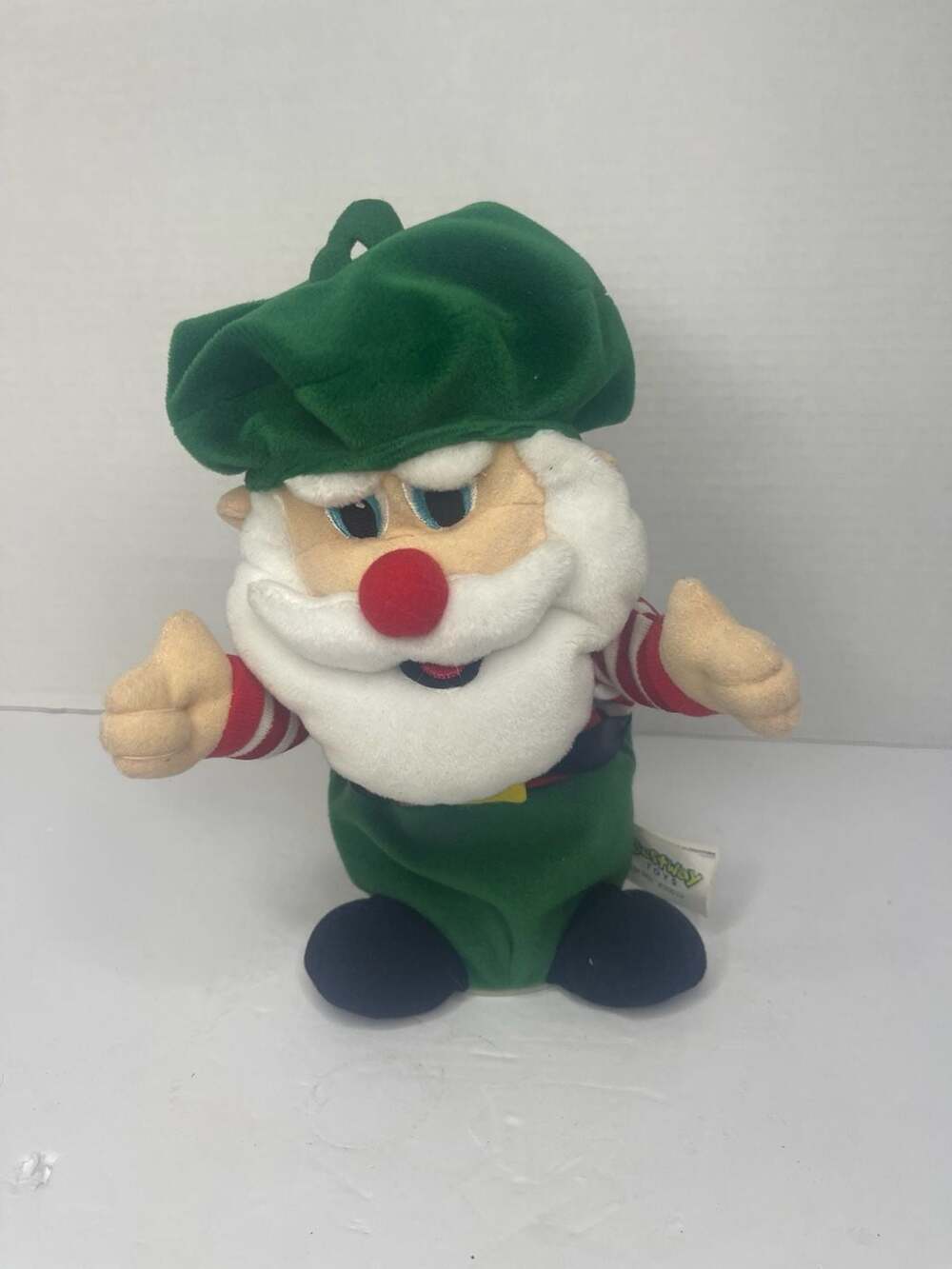 Rare Bestway Toys Christmas Santa French Outfit Animated Musical Plush Figure
